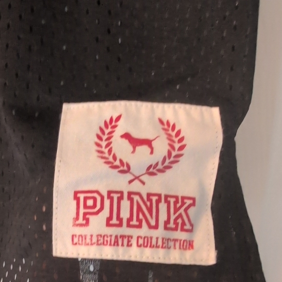 PINK Victoria's Secret Black and Pink Kids Jersey - Picture 4 of 5